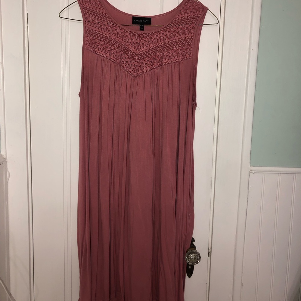 Pink Lane Bryant dress